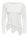 ONLLAILA L/S LACE MIX TOP JRS NOOS