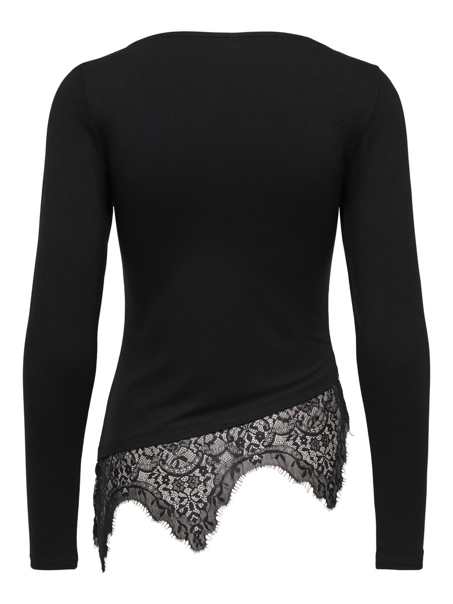 ONLLAILA L/S LACE MIX TOP JRS NOOS