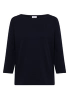 Basic Shirt mit U-Boot-Ausschnitt