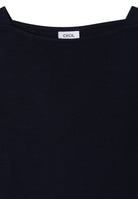 Basic Shirt mit U-Boot-Ausschnitt