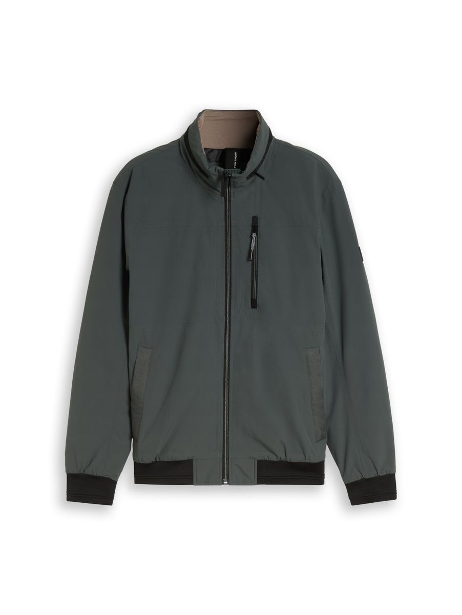 Blouson Jacke mit verstaubarer Kapuze