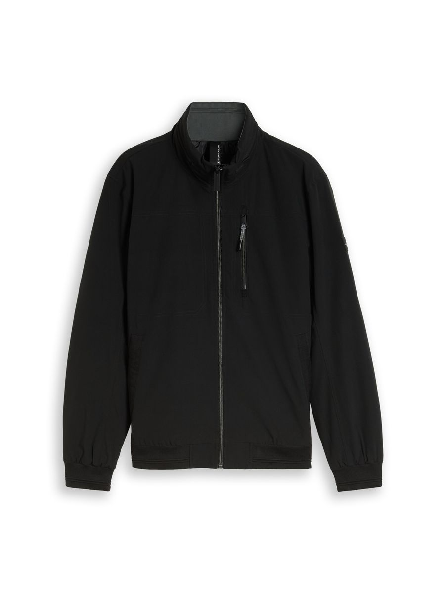 Blouson Jacke mit verstaubarer Kapuze