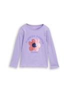 Langarmshirt mit Wendepailletten