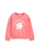 Cropped Sweatshirt mit Wendepailletten