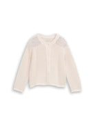 Cardigan mit Blumen-Motiv