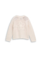 Cardigan mit Blumen-Motiv