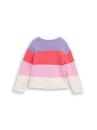 Strickpullover mit Colour Blocking