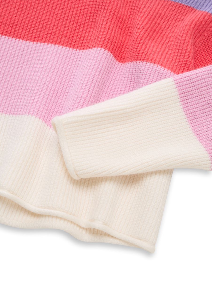 Strickpullover mit Colour Blocking