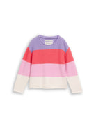 Strickpullover mit Colour Blocking