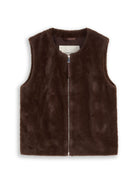Teddy Weste mit Taschen