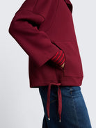 Boxy Fit Scuba Sweatjacke mit Taschen