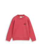 Oversize Strickpullover mit Print