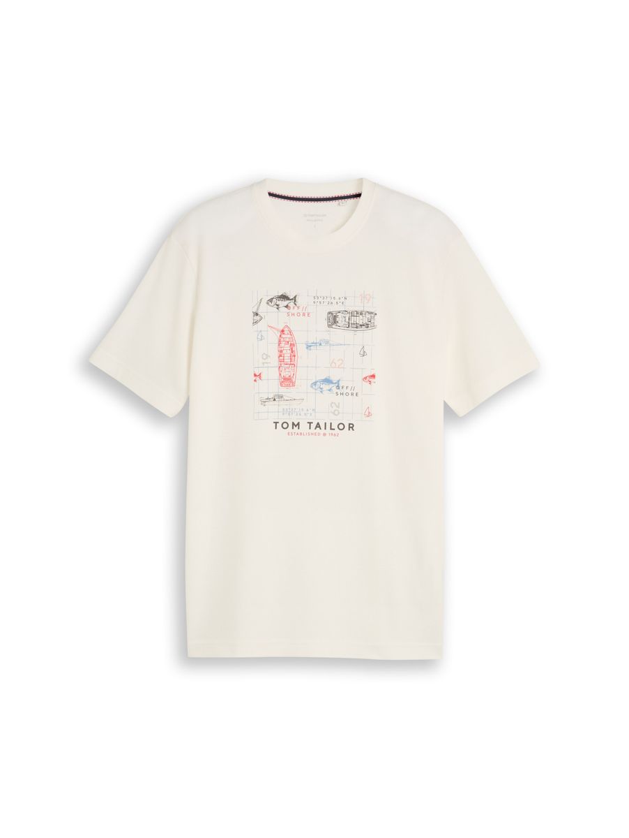 T-Shirt mit Waffelstruktur