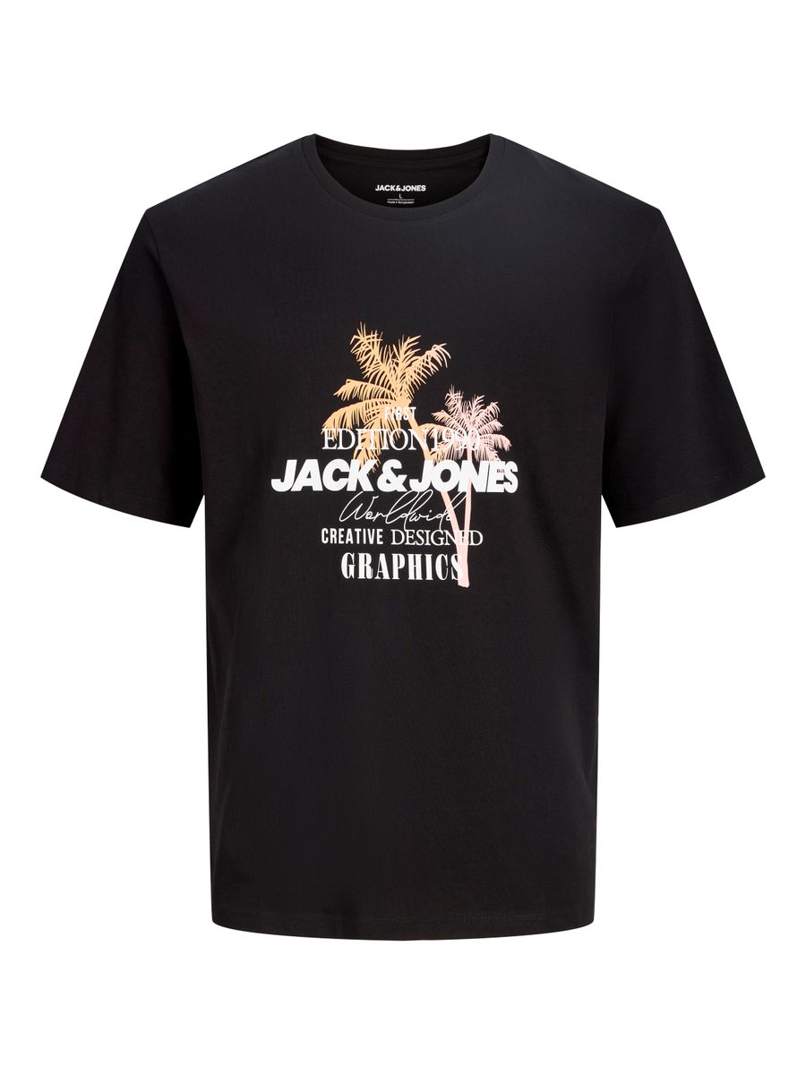 JJGRADIENT PRINT TEE SS CREW NECK L
