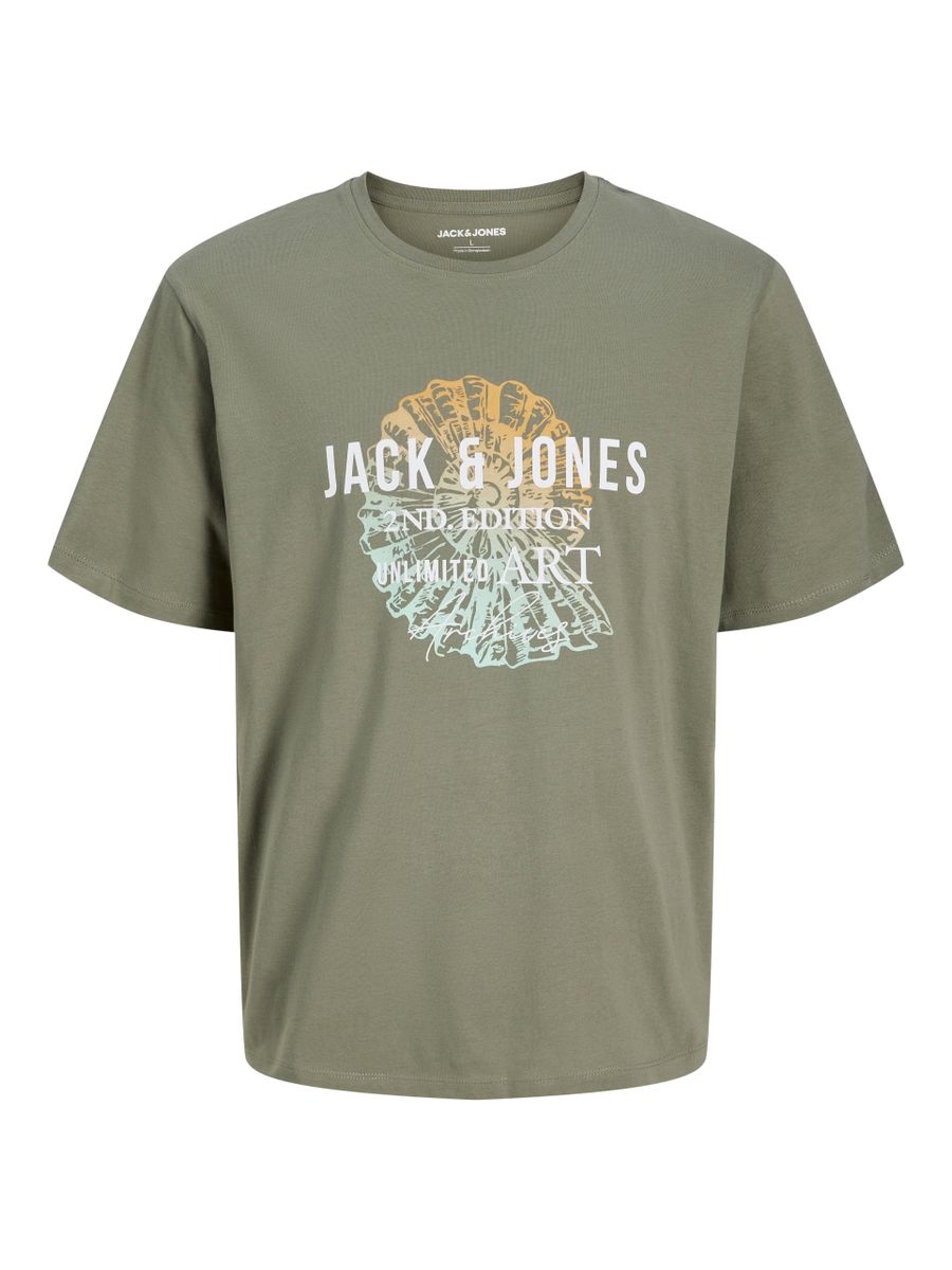 JJGRADIENT PRINT TEE SS CREW NECK LN
