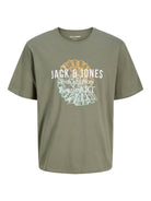 JJGRADIENT PRINT TEE SS CREW NECK LN