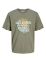 JJGRADIENT PRINT TEE SS CREW NECK LN