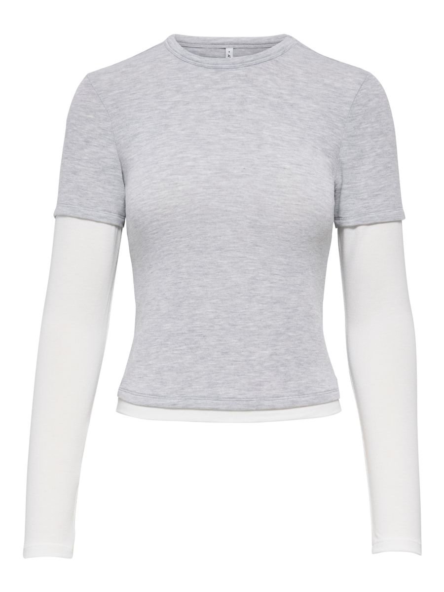 ONLDUBLA L/S DOUBLE TOP JRS