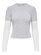 ONLDUBLA L/S DOUBLE TOP JRS