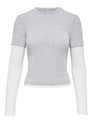 ONLDUBLA L/S DOUBLE TOP JRS