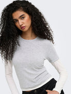 ONLDUBLA L/S DOUBLE TOP JRS