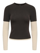 ONLDUBLA L/S DOUBLE TOP JRS
