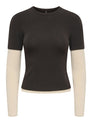 ONLDUBLA L/S DOUBLE TOP JRS