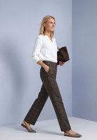 High Waist Straigt Leg Hose im Casual Fit