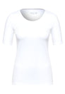 Basic T-Shirt mit Rundhals in Unifarbe