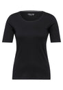 Basic T-Shirt mit Rundhals in Unifarbe