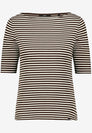 Ringelshirt  mit U-Boot Ausschnitt