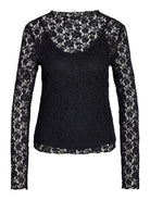 NMRILEY L/S LACE TOP JRS