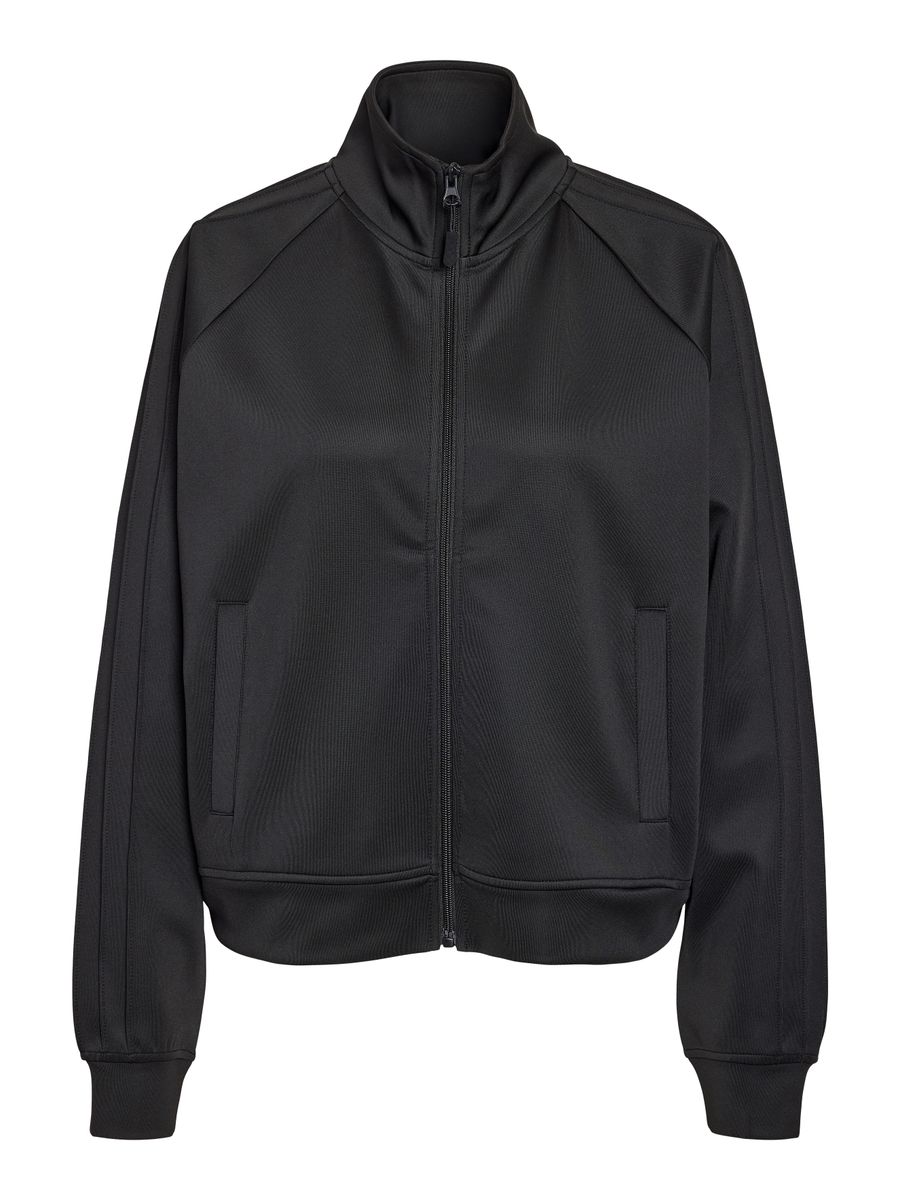 NMJENNA LS PINTUCK ZIP SWEATER JRS