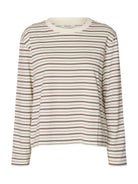 SLWESSENTIAL LS STRIPED BOXY TEE NOOS