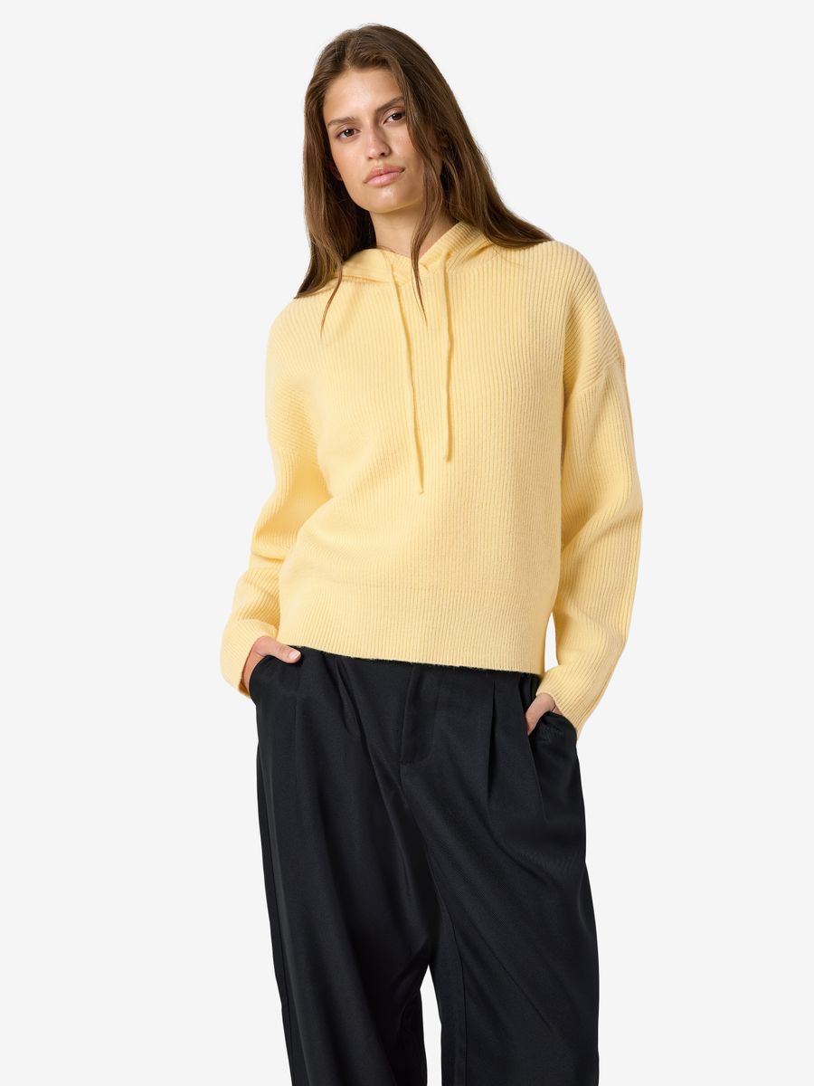 NMPEARL L/S KNIT HOODED KNIT