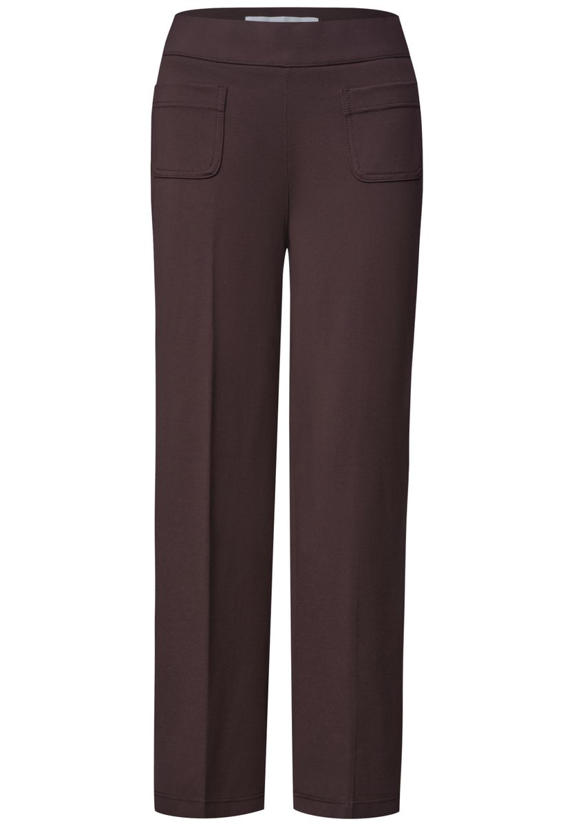 High Waist Straight Leg Hose im Casual Fit
