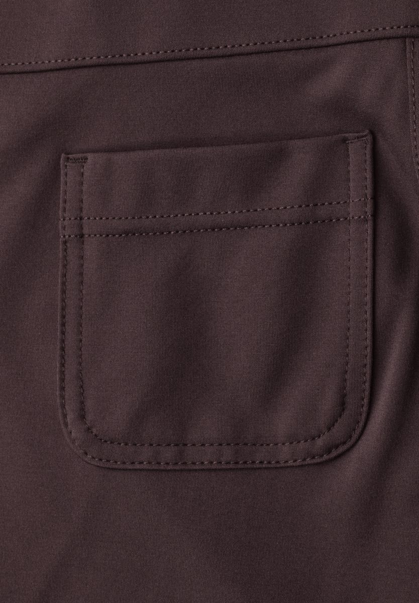 High Waist Straight Leg Hose im Casual Fit