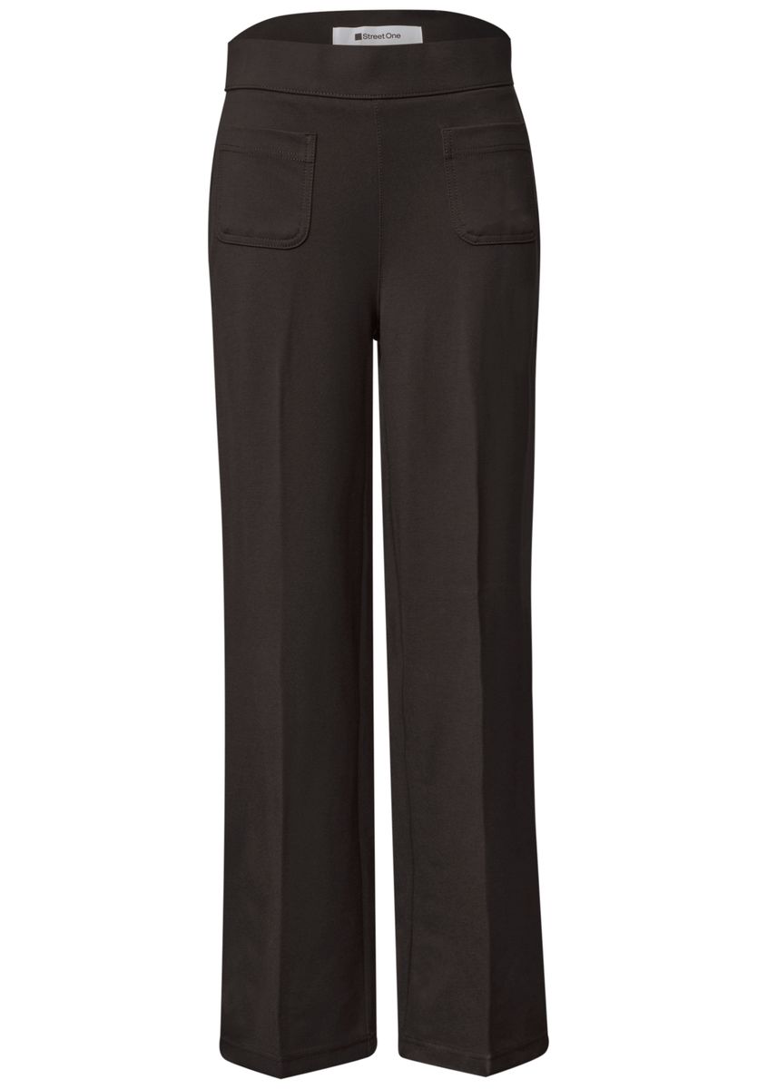 High Waist Straight Leg Hose im Casual Fit