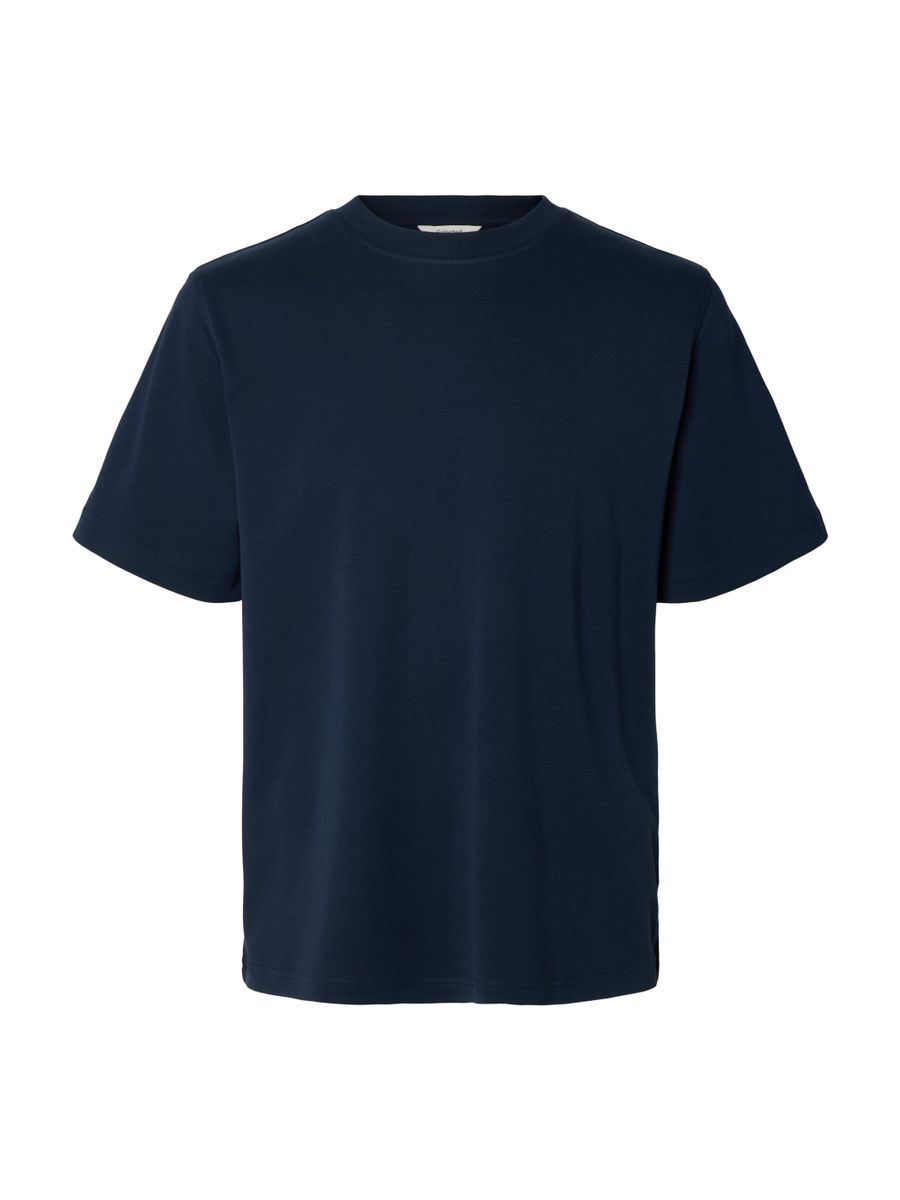 SLMTAJ MID WGT PEACH SS O-NECK TEE NOOS