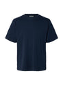 SLMTAJ MID WGT PEACH SS O-NECK TEE NOOS
