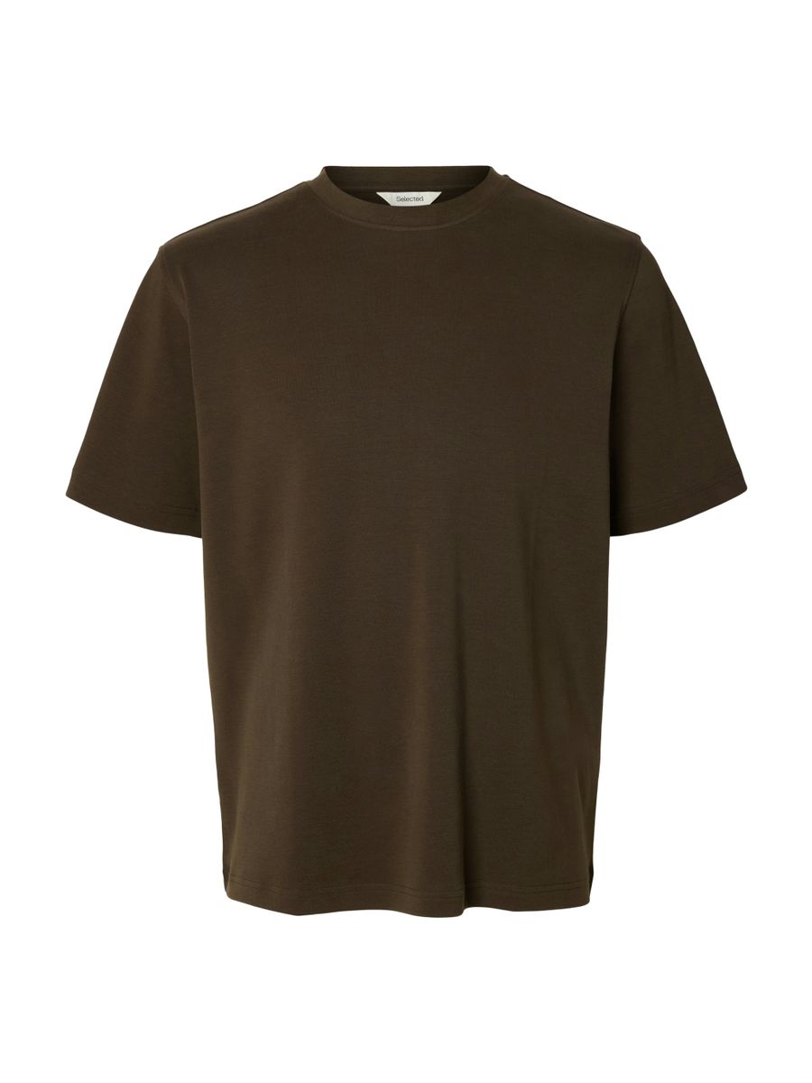 SLMTAJ MID WGT PEACH SS O-NECK TEE NOOS