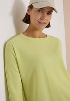 3/4-Arm Shirt mit Waffelstruktur