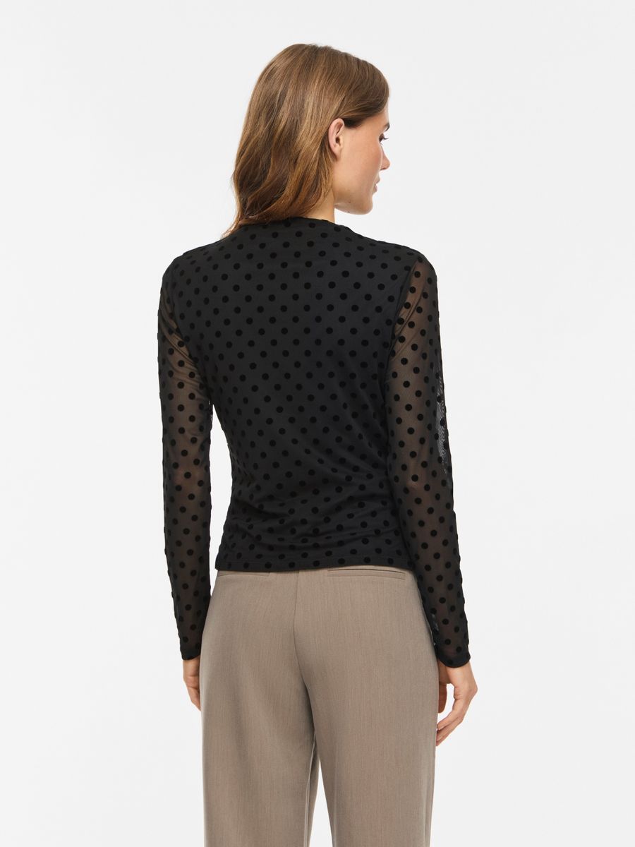 VIRIKKE L/S FUNNEL NECK TOP - NOOS