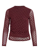 VIRIKKE L/S FUNNEL NECK TOP - NOOS