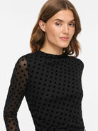 VIRIKKE L/S FUNNEL NECK TOP - NOOS