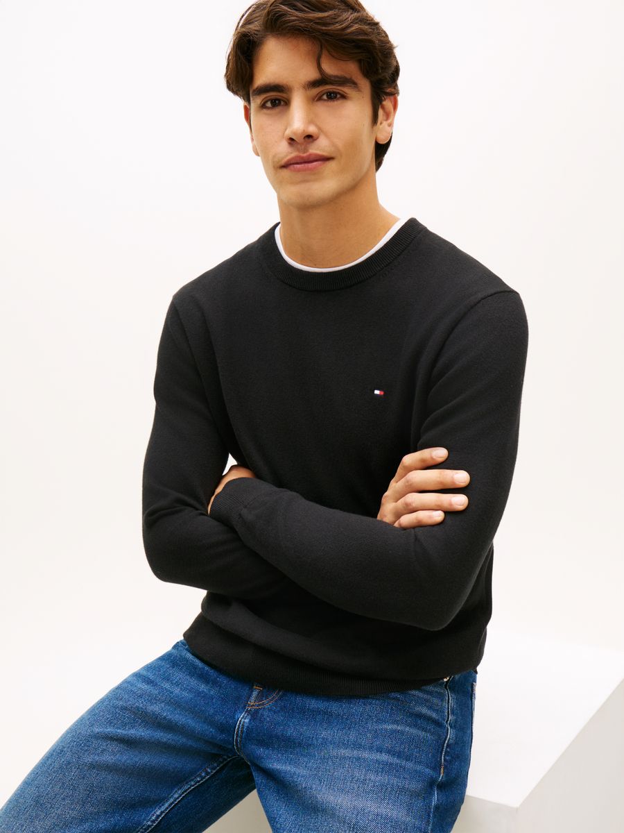 PIMA ORG CTN CASHMERE CREW NECK