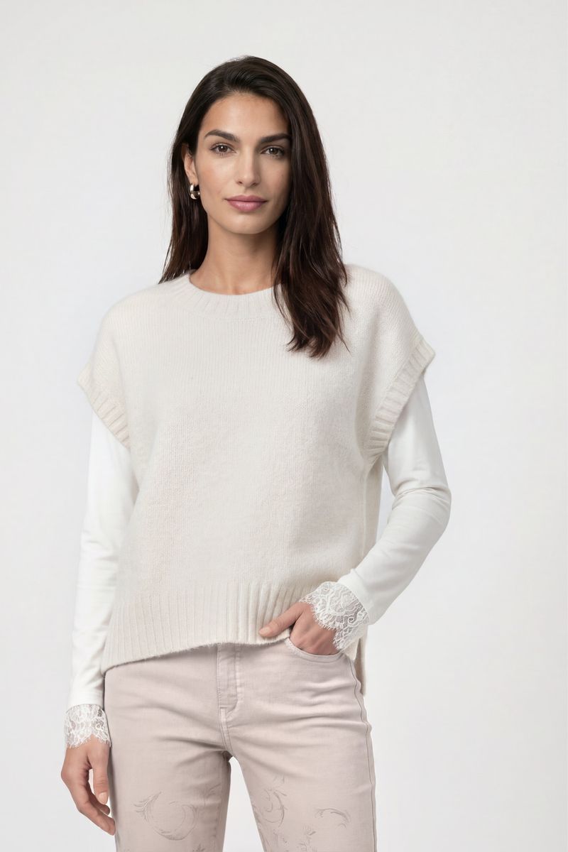 D-Pullover kurz Arm - monari GmbH - 809904