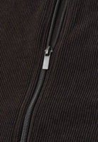 Weste mit Rundhals in Cord-Optik
