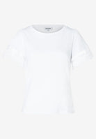 T-Shirt mit Spitzen-Ärmel