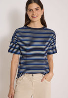 T-Shirt mit Multicolor Streifen